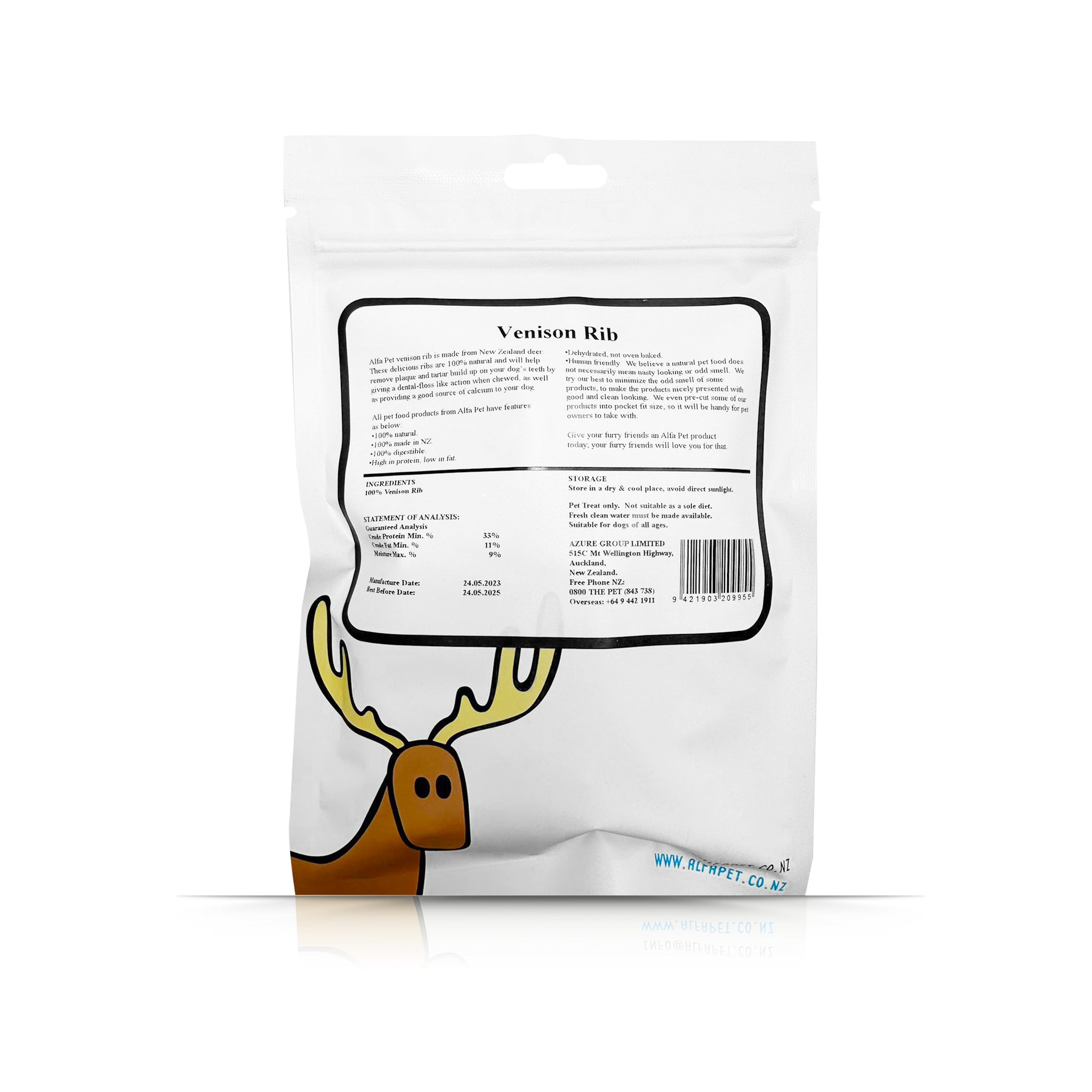 Alfa Pet Venison Rib