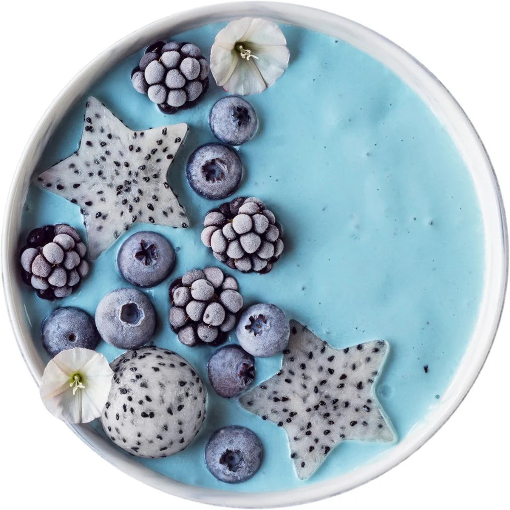 Mindful foods stardust immunity blue smoothie bowl