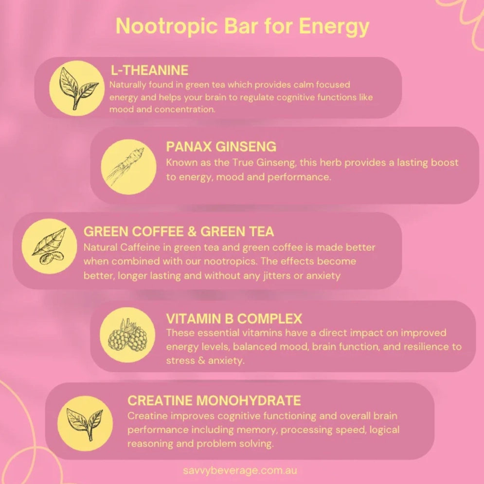 Savvy Energy Bar Benefits