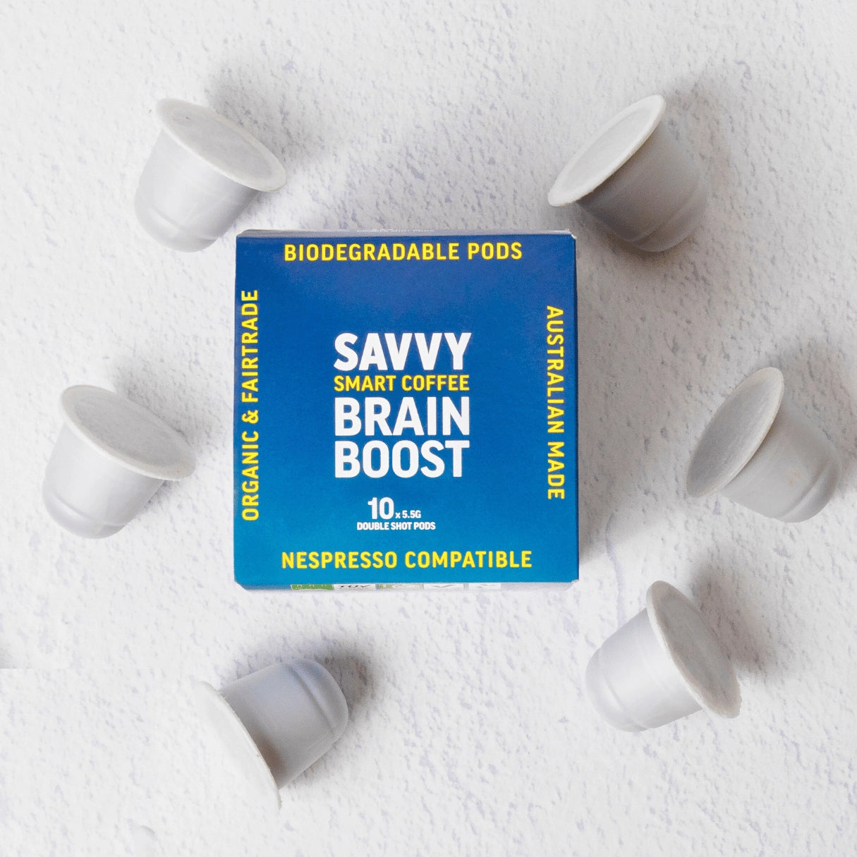 Box of Savvy Smart Coffee Pods