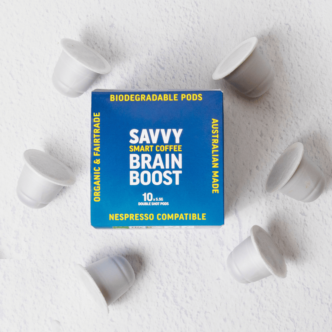Savvy Smart Coffee Brain Boost Double Shot Pods