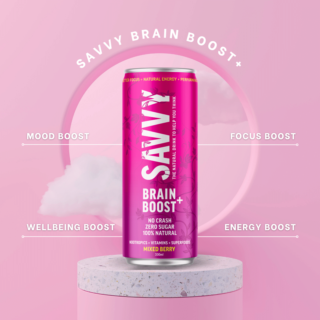 Savvy Brain Boost Mixed Berry 330ml Box of 12